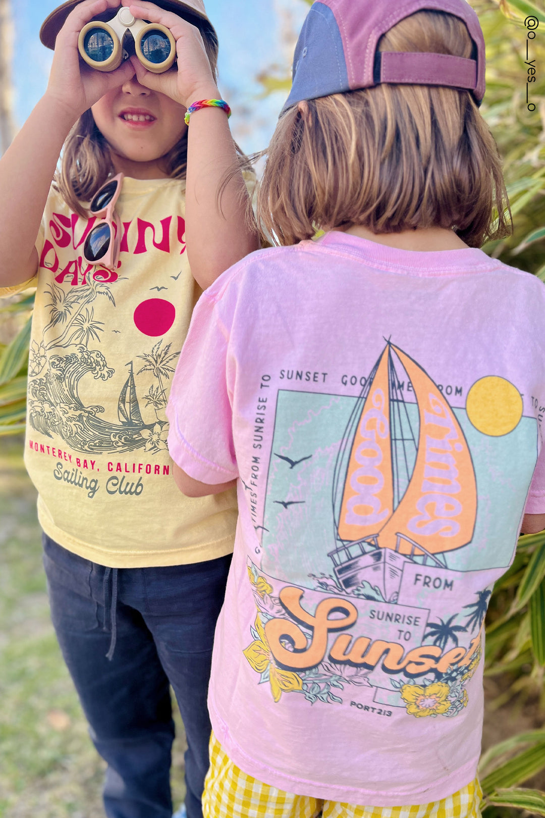 Kid's Good Times T-shirt, Pink-Unisex – Port 213.com