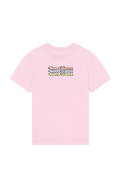 Kid's Good Times T-shirt, Pink-Unisex