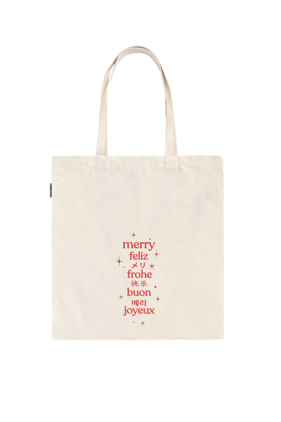 MERRY TOTE BAG-LARGE