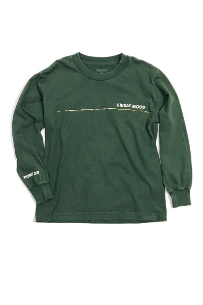 Green Friday Mood Long Sleeve T-shirt - Port 213.com 
