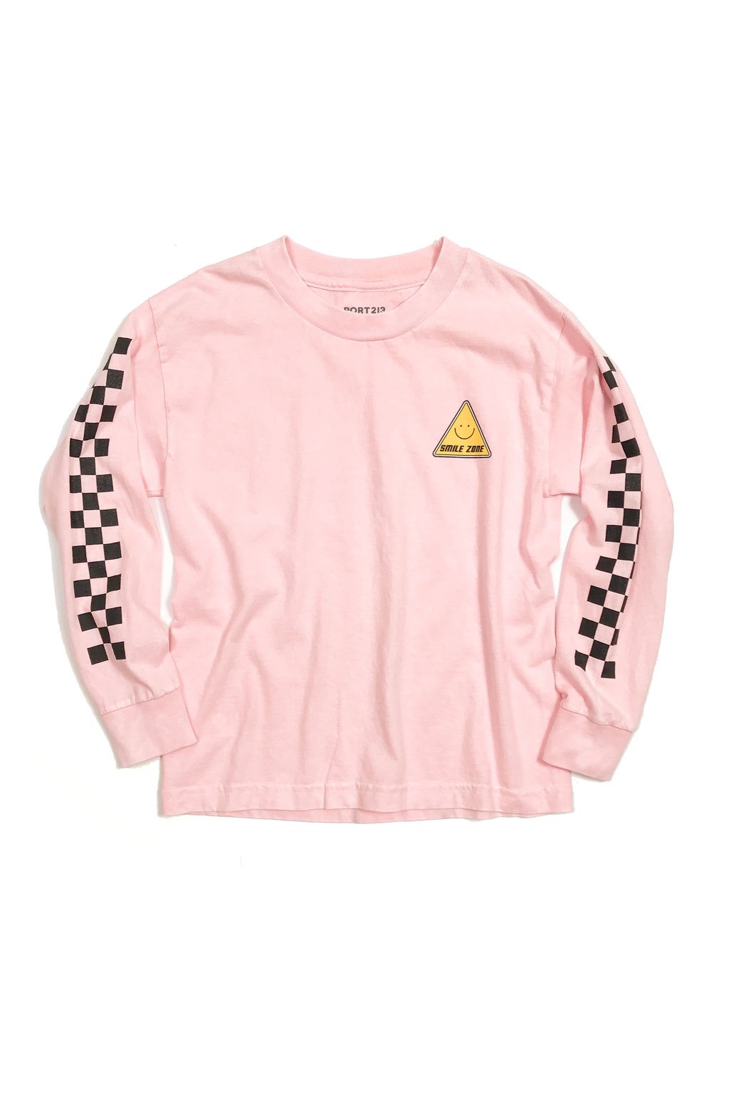 Pink Smile Zone Long Sleeve T-shirt - Port 213.com 