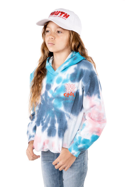 Blue Tie-Dye Cool Hoodie - Port 213.com 