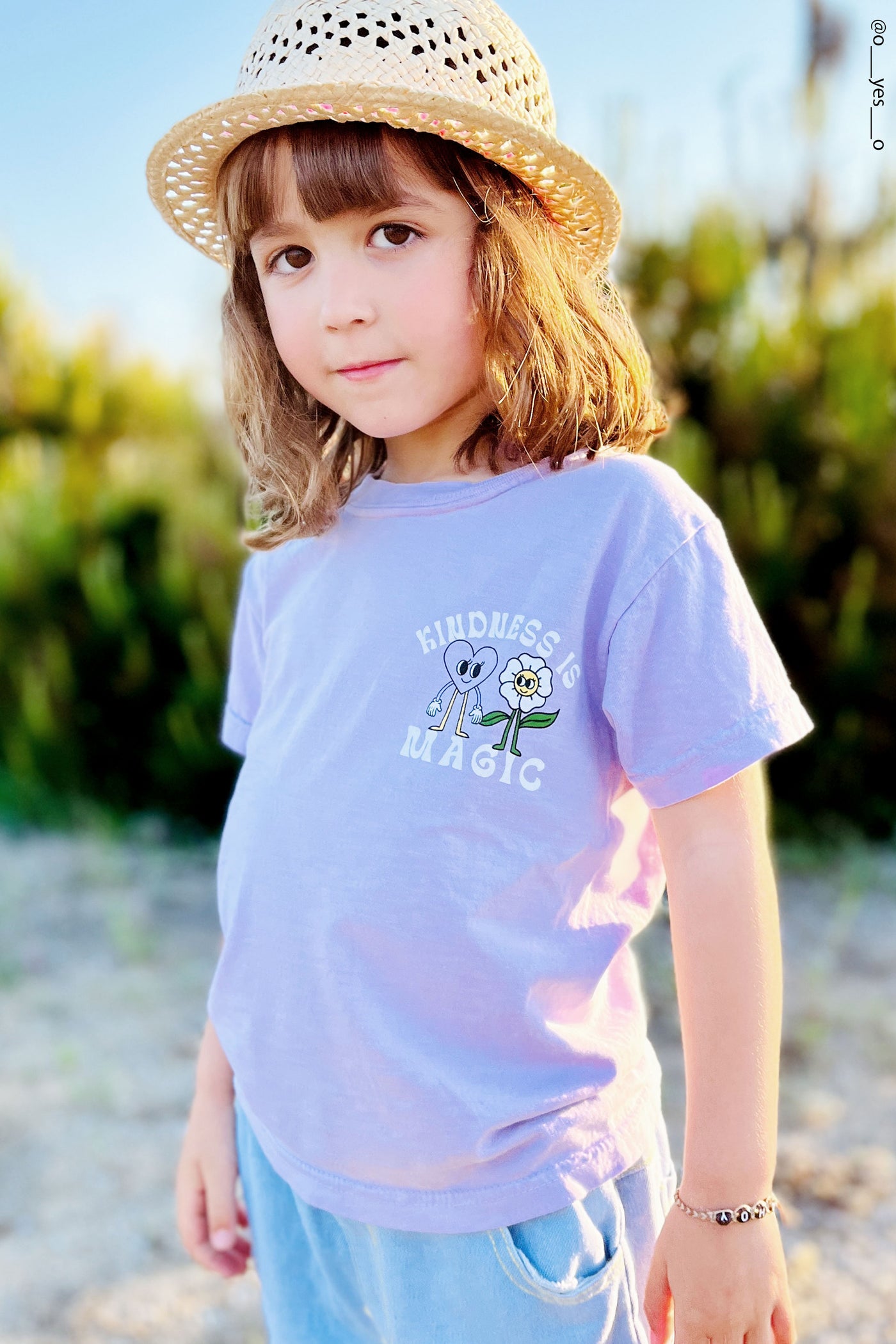 Kid's Lavender Kindness T-shirt-Unisex