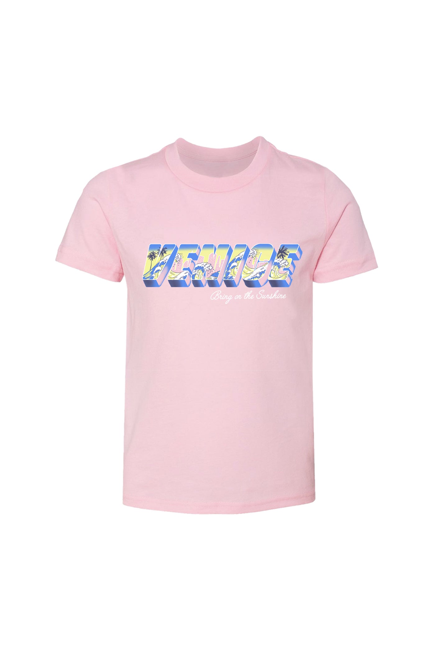 Kids' Pink Venice T-shirt-Unisex