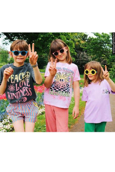 Kid's Pink Good Times Tie dye T-shirt-Unisex