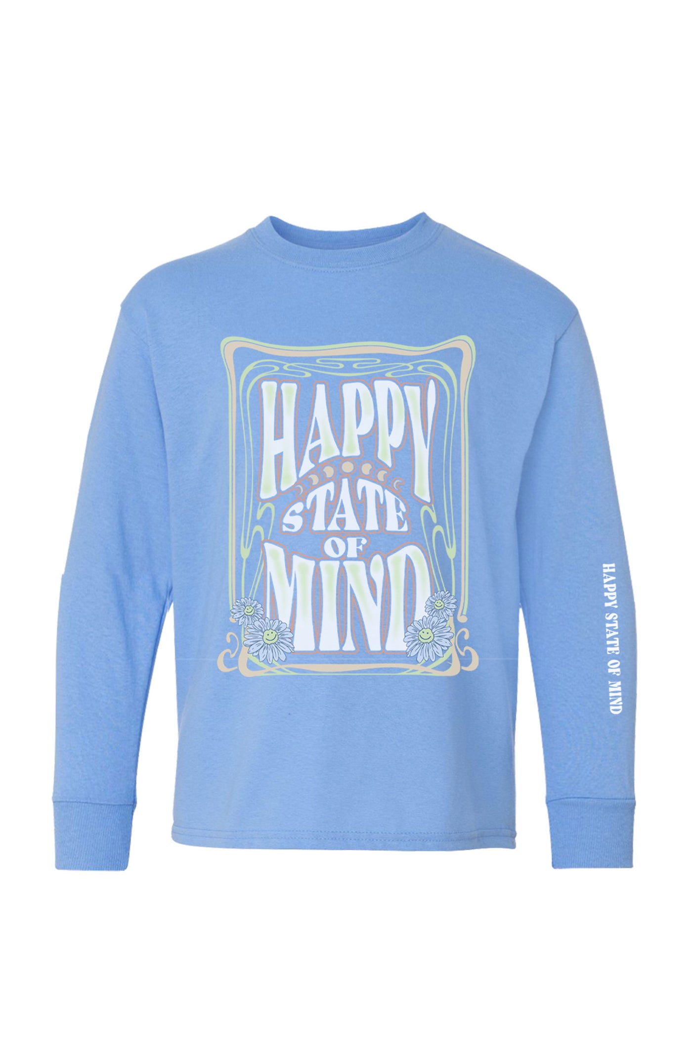 Happy State of Mind Long Sleeve Tee, Girls