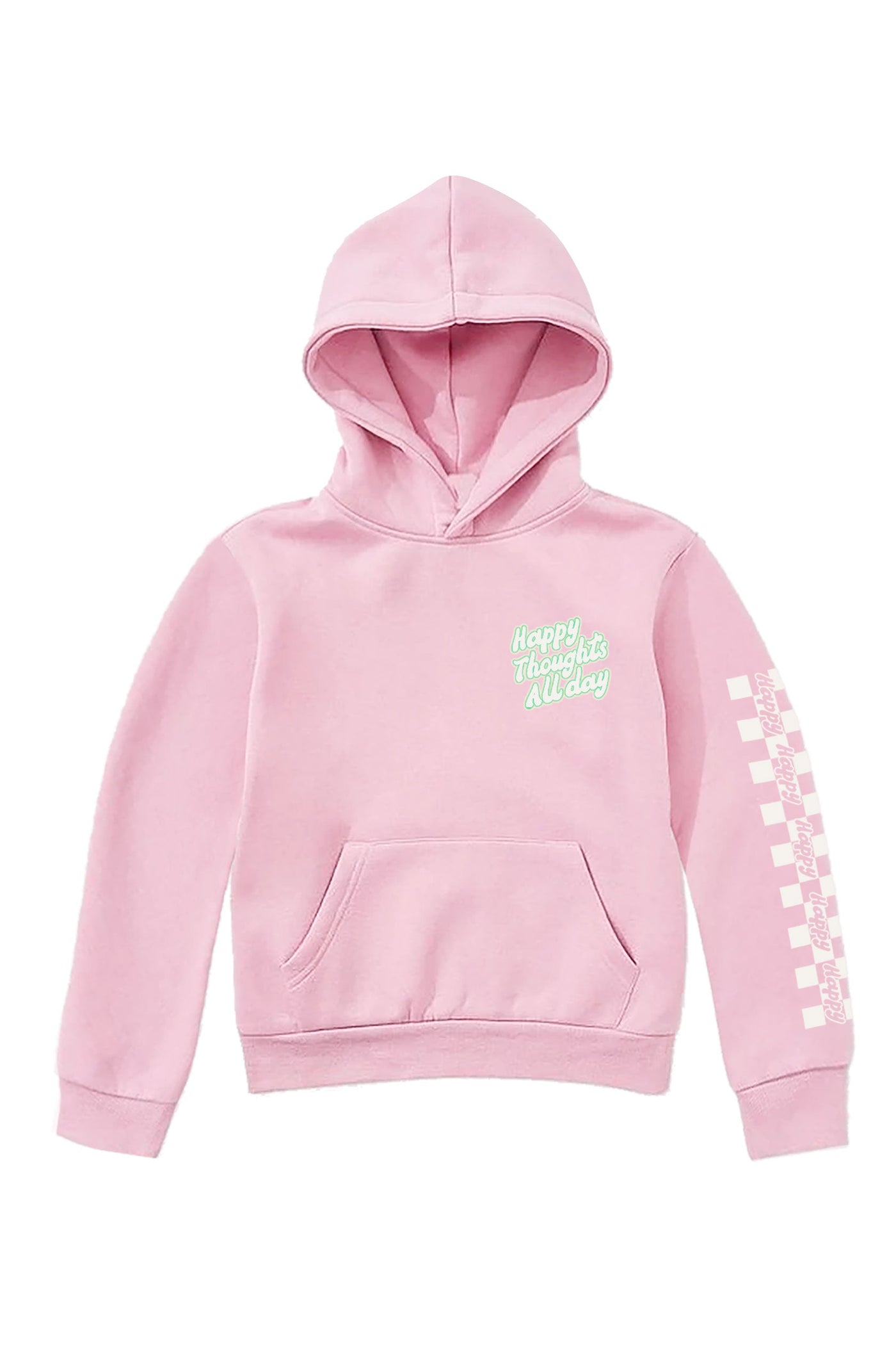 Kids Pink Happy Hoodie, Boys – Port - Main Image