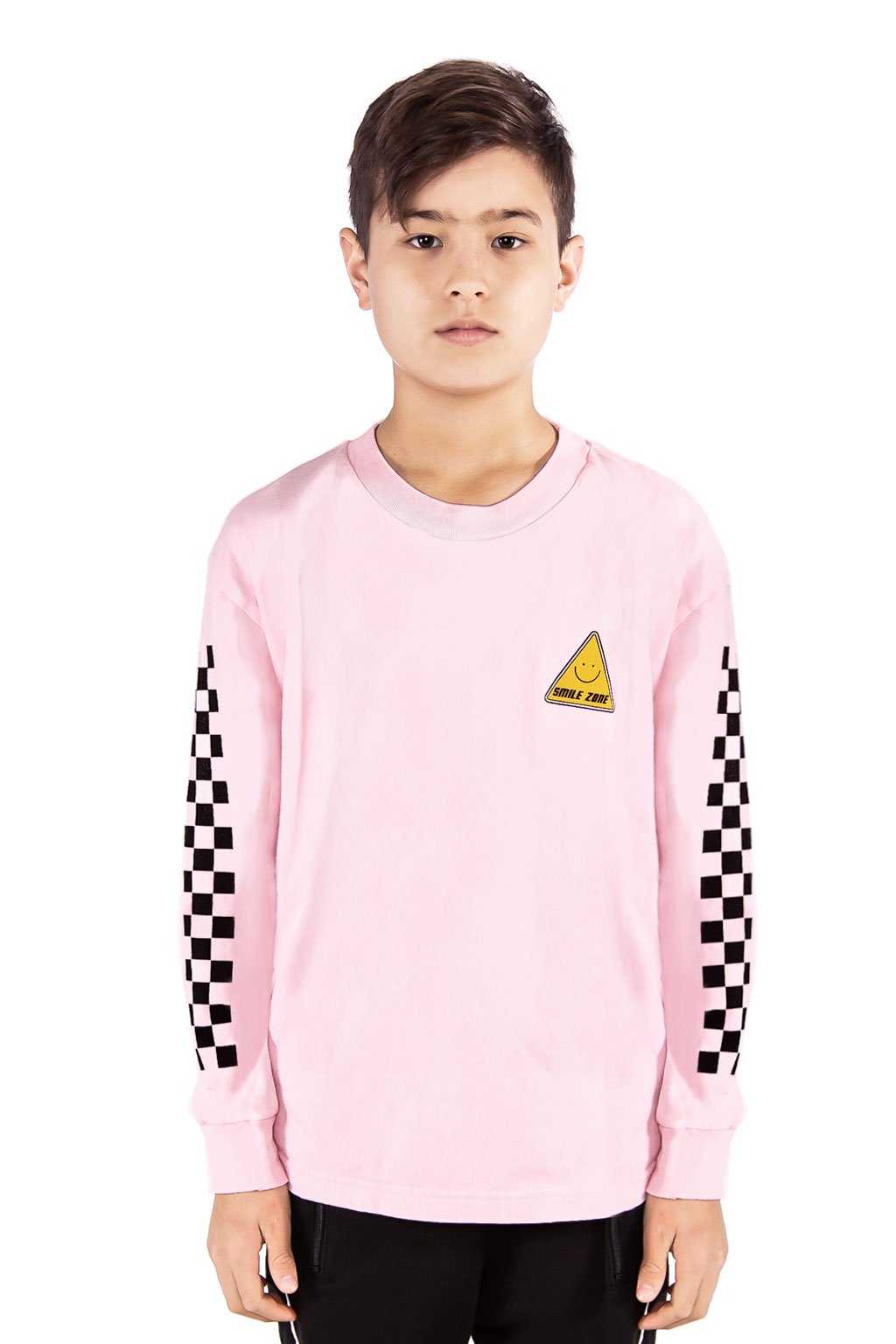 Pink Smile Zone Long Sleeve T-shirt - Port 213.com 