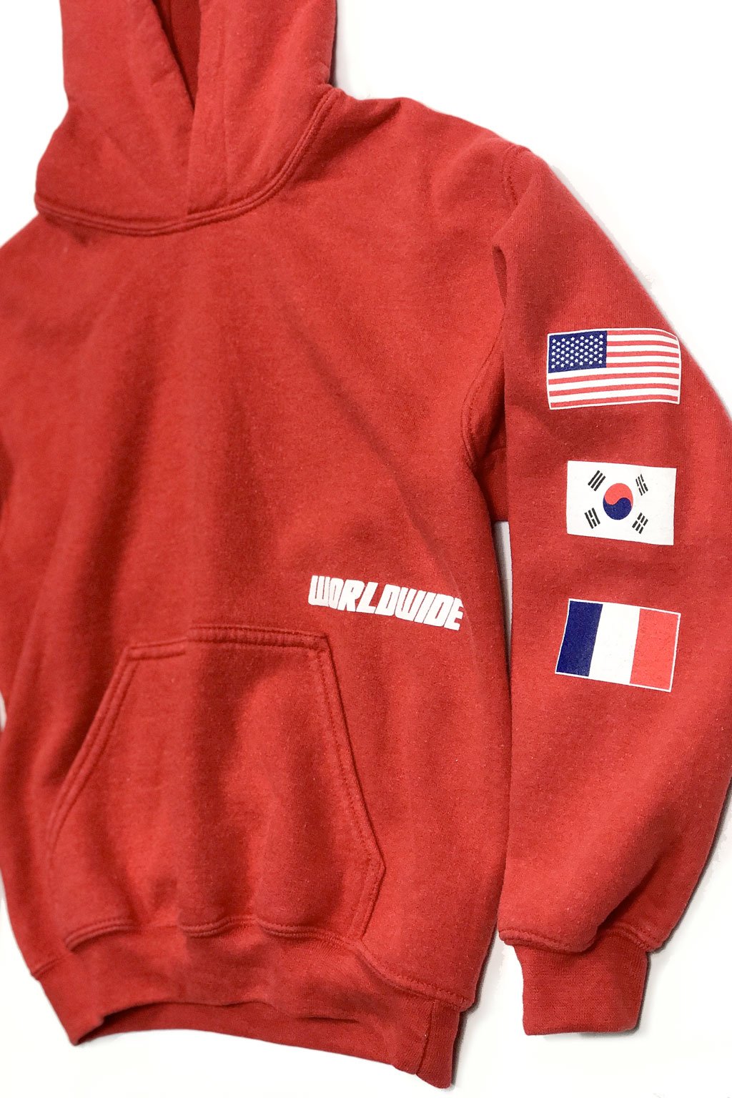 Worldwide flag hoodie hotsell