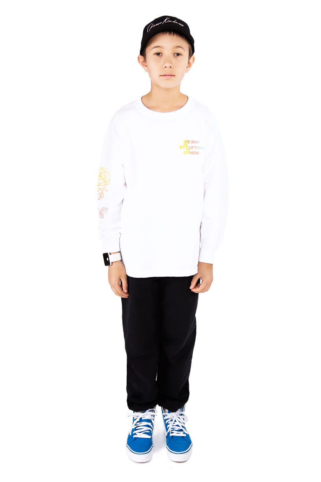 White Ombre Long Sleeve T-shirt - Port 213.com 