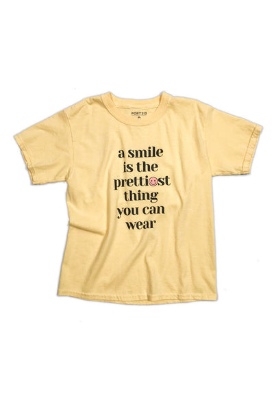 Yellow Smile T-shirt - Port 213.com 