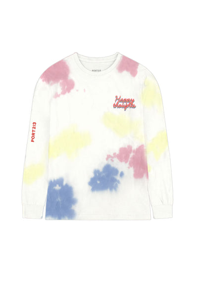Tie Dye Happy Thoughts Long Sleeve T-shirt