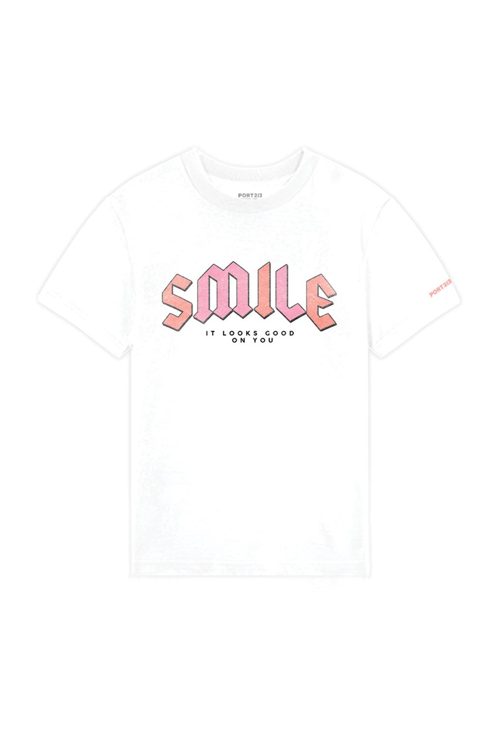 Women's White Smile T-shirt